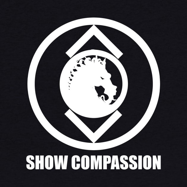 Show Compassion - White by khaighle